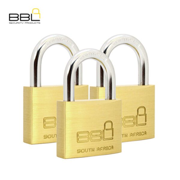 BBL Multi Pack Brass Padlocks BBP950-3